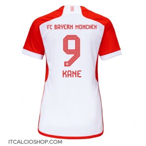Bayern Munich Harry Kane #9 Prima Maglia Femmina 2023-24 Manica Corta